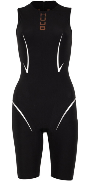 2026 Huub Mujer TC Performance Swimskin TCPWSS - Black / Cobre